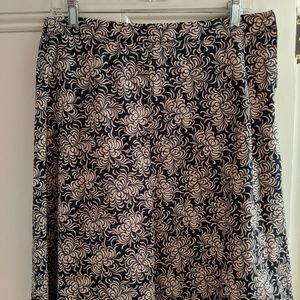 Gap flower print skirt